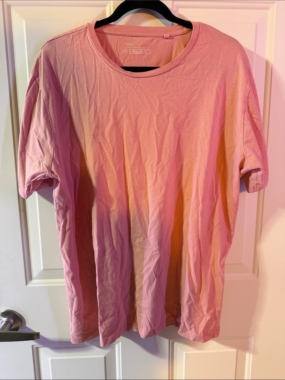 NEXT Pink Short-Sleeve Crewneck Tee- XL